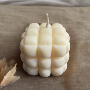 Párna - kézzel készült szójagyertya 6x6cm
